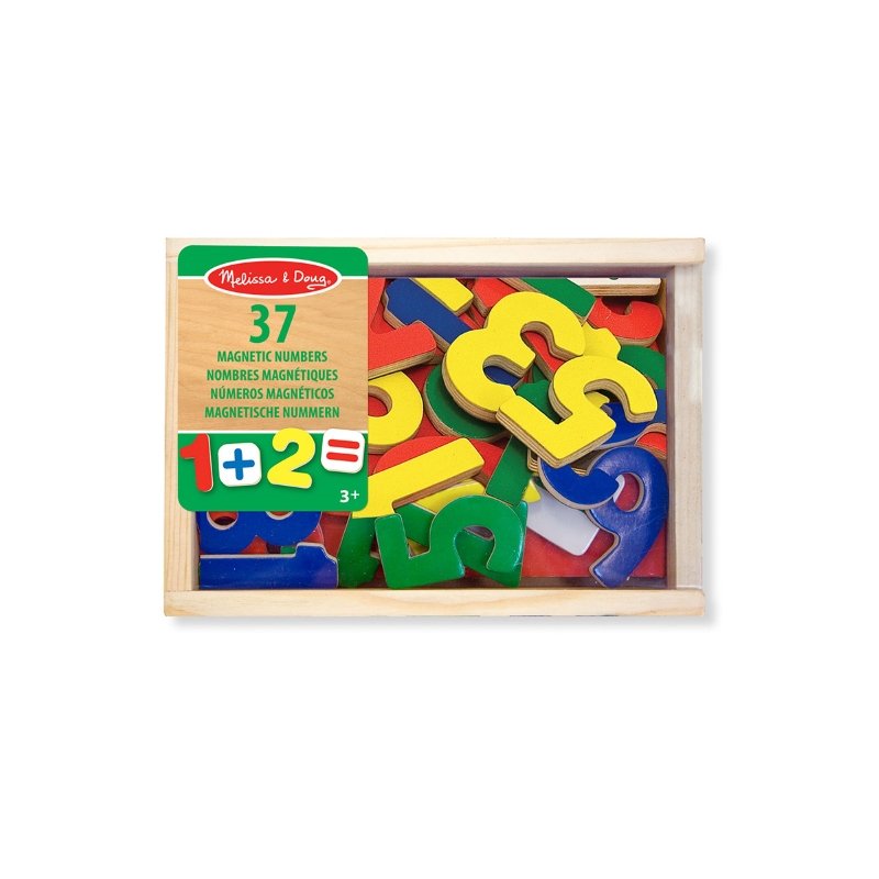 Melissa & Doug Wooden Magnetic Math Numbers And Signs 37 Pieces ...