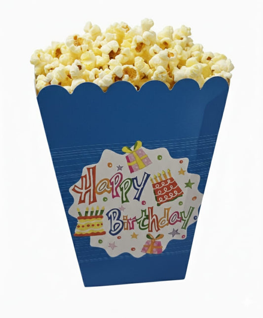 Party Popcorn Cups 6-Piece Pack! ("Popcorn Not Included" )
