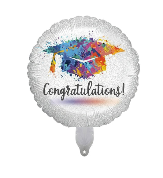 Graduation Foil Balloon – 18 Inch (Helium Filled)