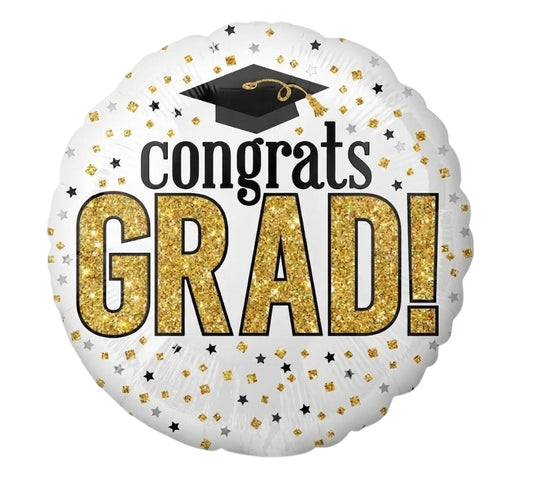 Graduation Foil Balloon – 18 Inch (Helium Filled)