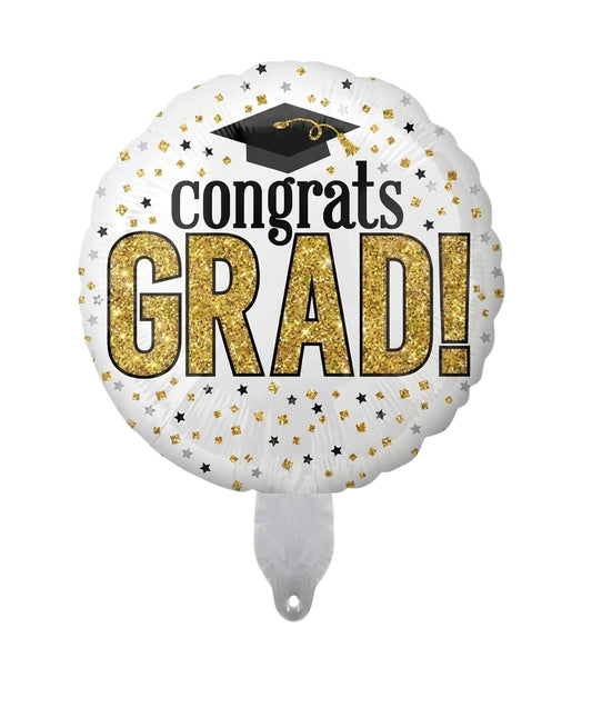 Graduation Foil Balloon – 18 Inch (Helium Filled)
