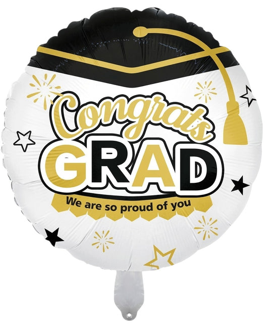Graduation Foil Balloon – 18 Inch (Helium Filled)