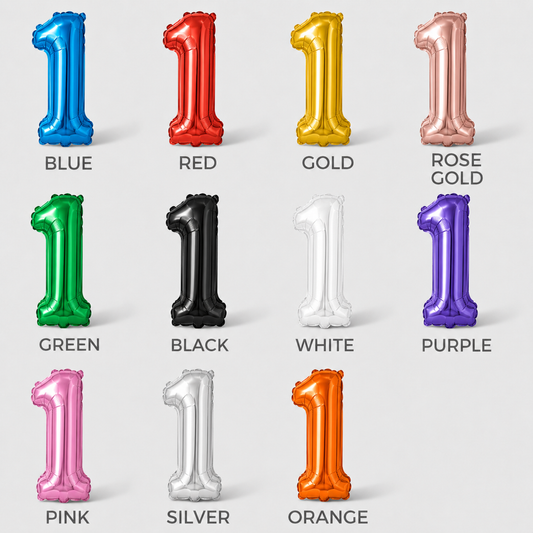 Foil Balloon Number 1 (16inch,32inch,40inch)