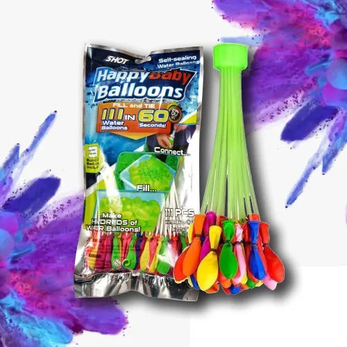 Happy Baby 111 Pcs Water Balloons in 60 Seconds