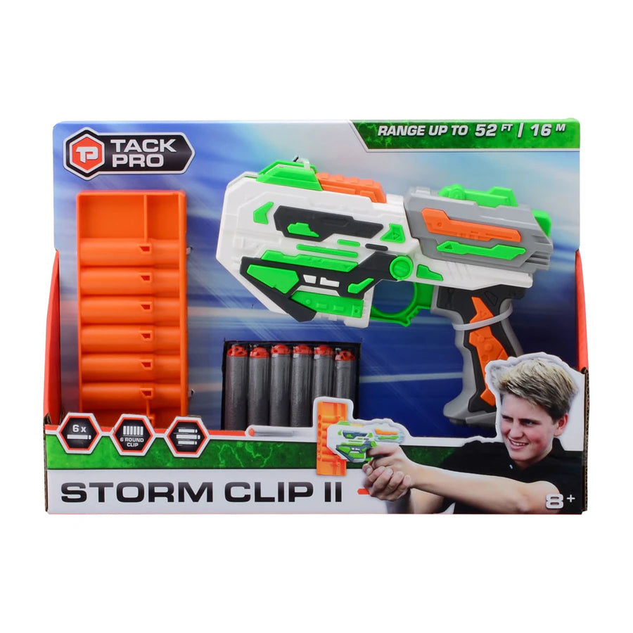 Tack Pro Tack Pro® Storm Clip Ii With 6 Round Clip And 6 Darts, 31 Cm – London Toys