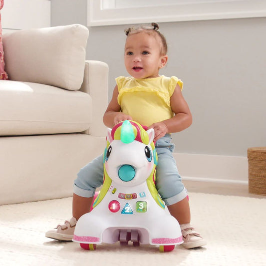 Infantino-3-In-1 Sit, Walk & Ride Unicorn