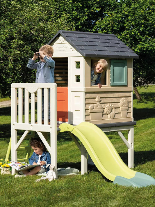 Smoby Life House On Stilts Playhouse with Slide