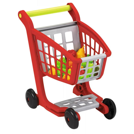 Ecoiffier - Chef Shopping Cart with Groceries
