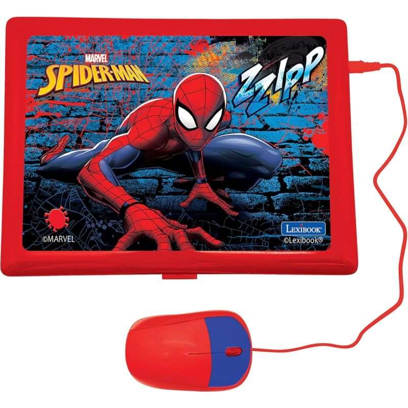 Lexibook Spiderman Bilingual Educational Laptop With 124 Activities - Arabic/english