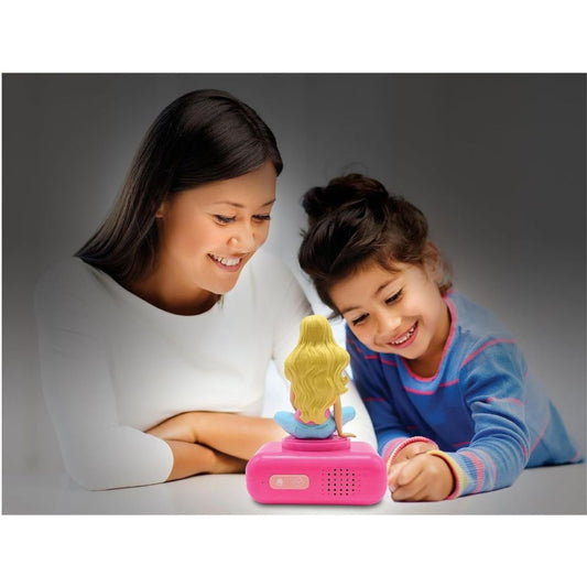 LEXIBOOK - Barbie Digital 3d Alarm Clock with Night Light & Sound Effects