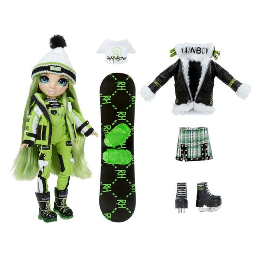 Rainbow High Fashion Winter Break Doll - Jade Hunter Green