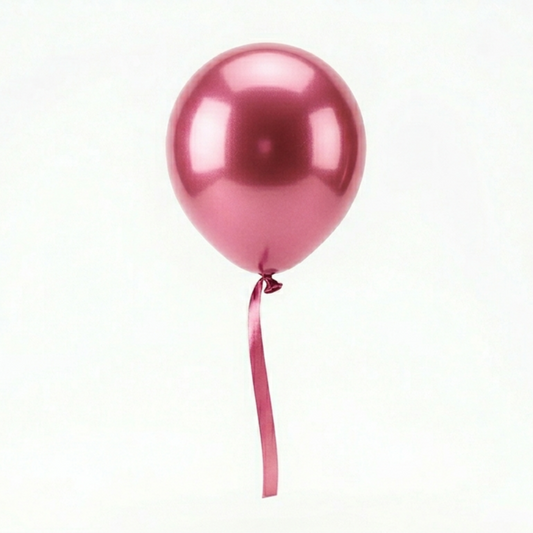 Metallic Pink Helium Balloon – Single