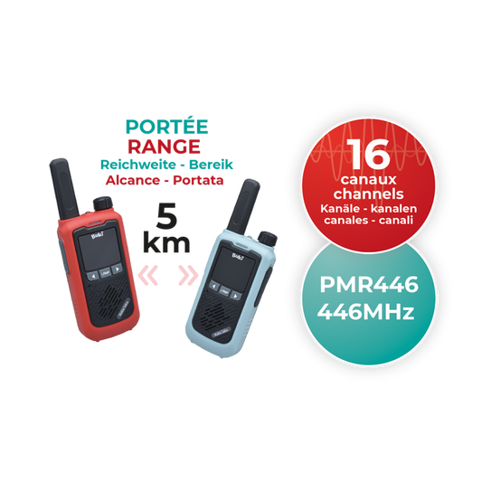 BUKI Rechargeable Walkie-Talkies