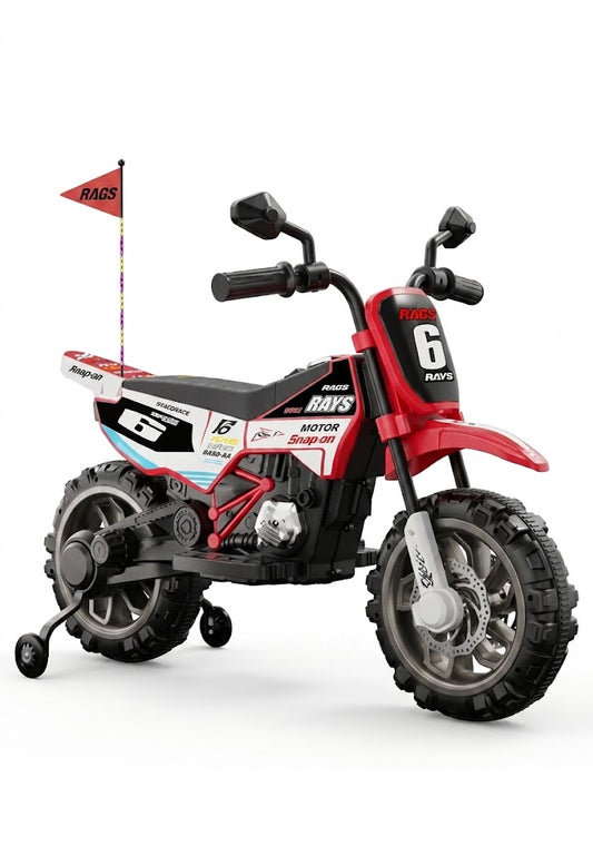 Tobbi Kids Electric Ride On Motor Cicycle 12v-red