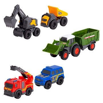 Dickie Micro City Team Vehicles, 6pcs.