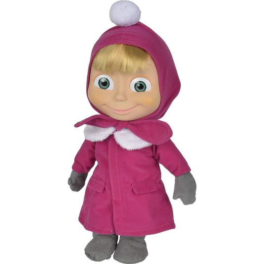 Simba Masha & The Bear - Masha Soft Bodied Winter Doll (40cm)