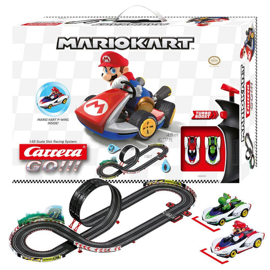Carrera Go! Mario Kart P-Wing Slot Car Set 4.9M