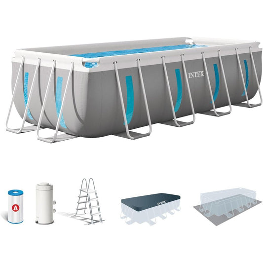 Intex Prism Frame Clearview Rectangular Pool