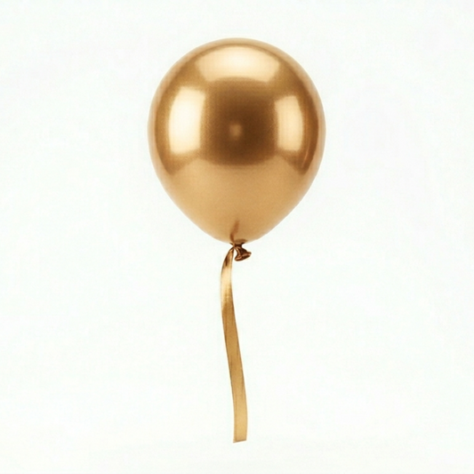 Metallic Gold Helium Balloon – Single