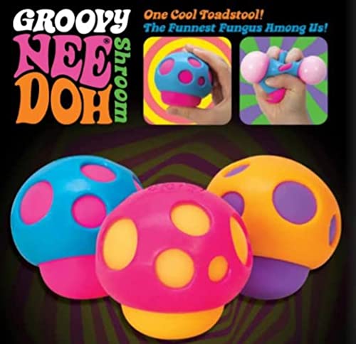 Schylling Nee Doh Groovy Shroom - Sensory Squishy Toy