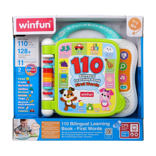 Winfun 110 Bilingual Learning Book - First Words