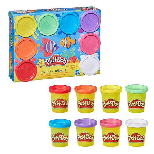 Play-Doh Rainbow Starter Pack (8-Piece) Dough Set (net weight 16 oz/448g)