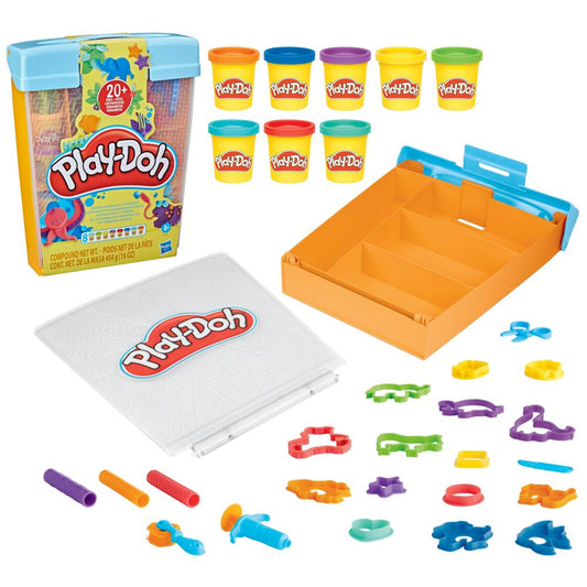Play-Doh Imagine Animals Storage Set with 20+ Tools & Accessories