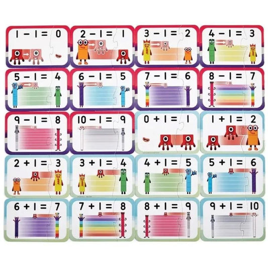 Numberblocks Adding And Subtracting Puzzle Set