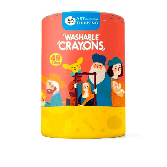 Jarmelo Washable Crayons - 48 Colors