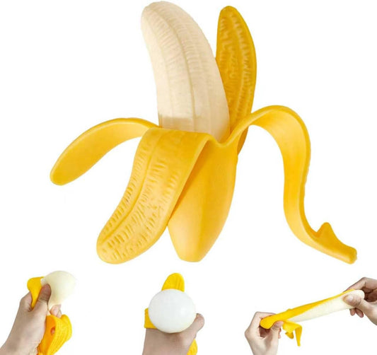 Bananas Fruit Squeeze Toys - Soft and Squishy Squeeze Toy