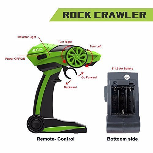 Rc Car Rock Crawler Hb Pickup 1 14 4wd Green