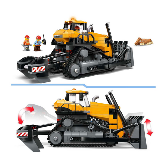 LEGO City 60466 Yellow Bulldozer (682 Pieces)
