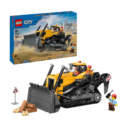 LEGO City 60466 Yellow Bulldozer (682 Pieces)
