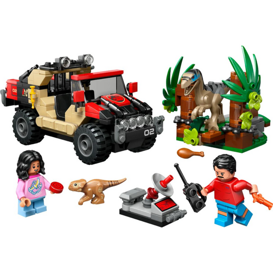 LEGO Jurassic World 76972 Raptor Off-Road Escape (285 Pieces)