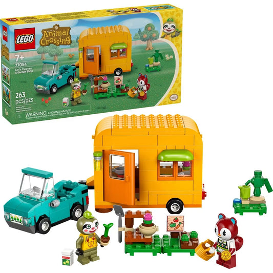LEGO Animal Crossing leifs caravan and garden shop 77054