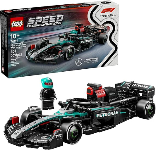LEGO Speed Champions Mercedes-AMG F1 W15 Race Car Toy - Building Set for Kids, Boys & Girls, Ages 10+