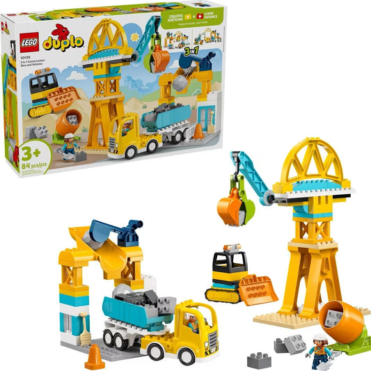 LEGO Duplo 3 In 1 Construction Site And Vehicles 10476