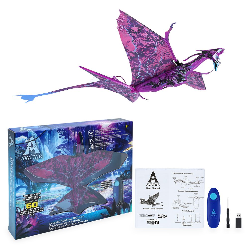 ZING 2.4 GHz Avatar The Way of Water Remote Control Flying Banshee drone toy available at the best toy shop in Qatar