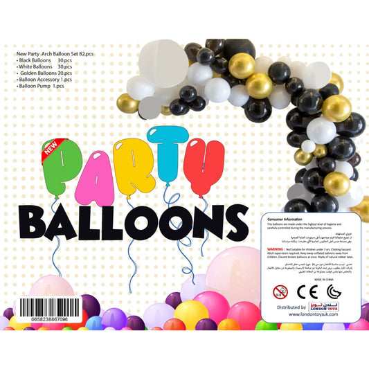 Arch Balloon Set  (82 Pieces) Pack