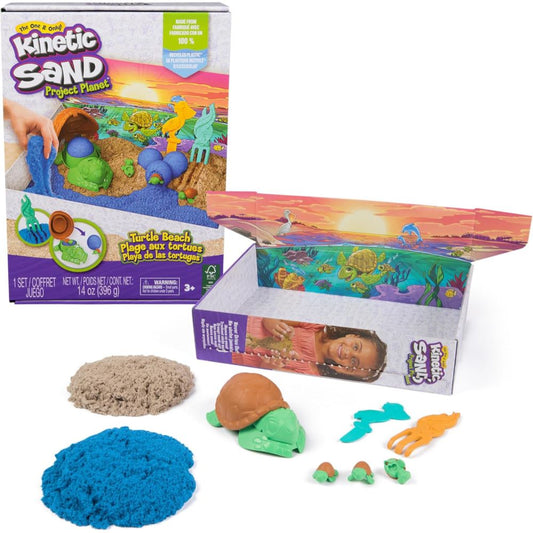 Kinetic Sand Project Planet 14 Oz (396g) Turtle Beach Play Sand