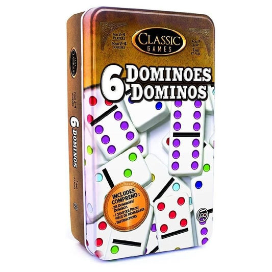 Jax Tcg Classic Games 6 Dominos In A Tin
