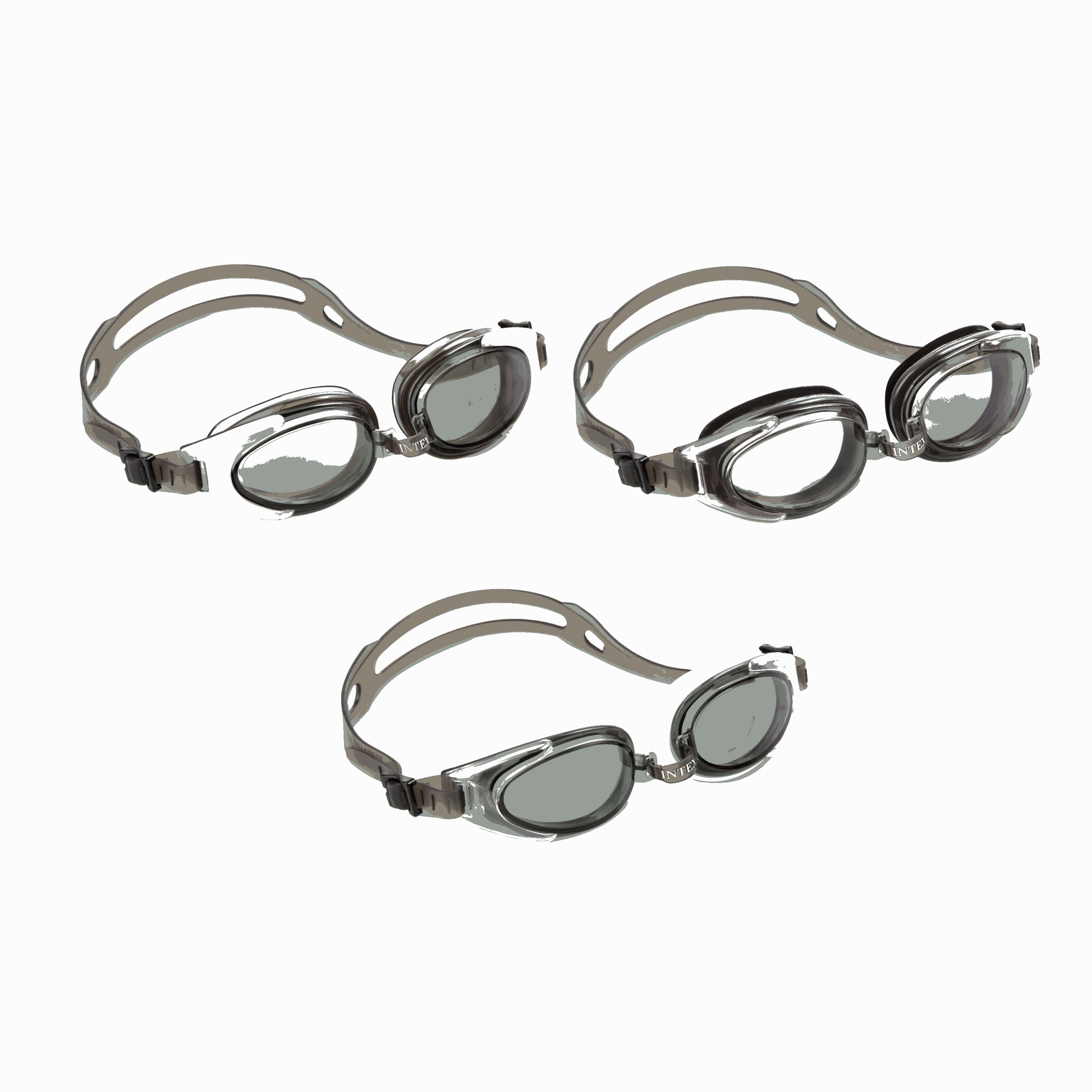 INTEX Water Sport Pro Water Pro Anti-Fog Swimming Goggles Age 14+ (1-Piece)