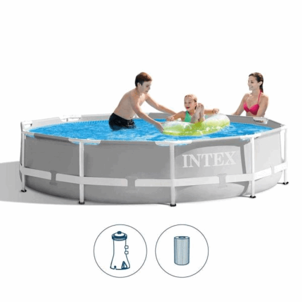 Intex Prism Frame Premium Pool Set (305cm X 76cm) - (W/220-240v Filter Pump)