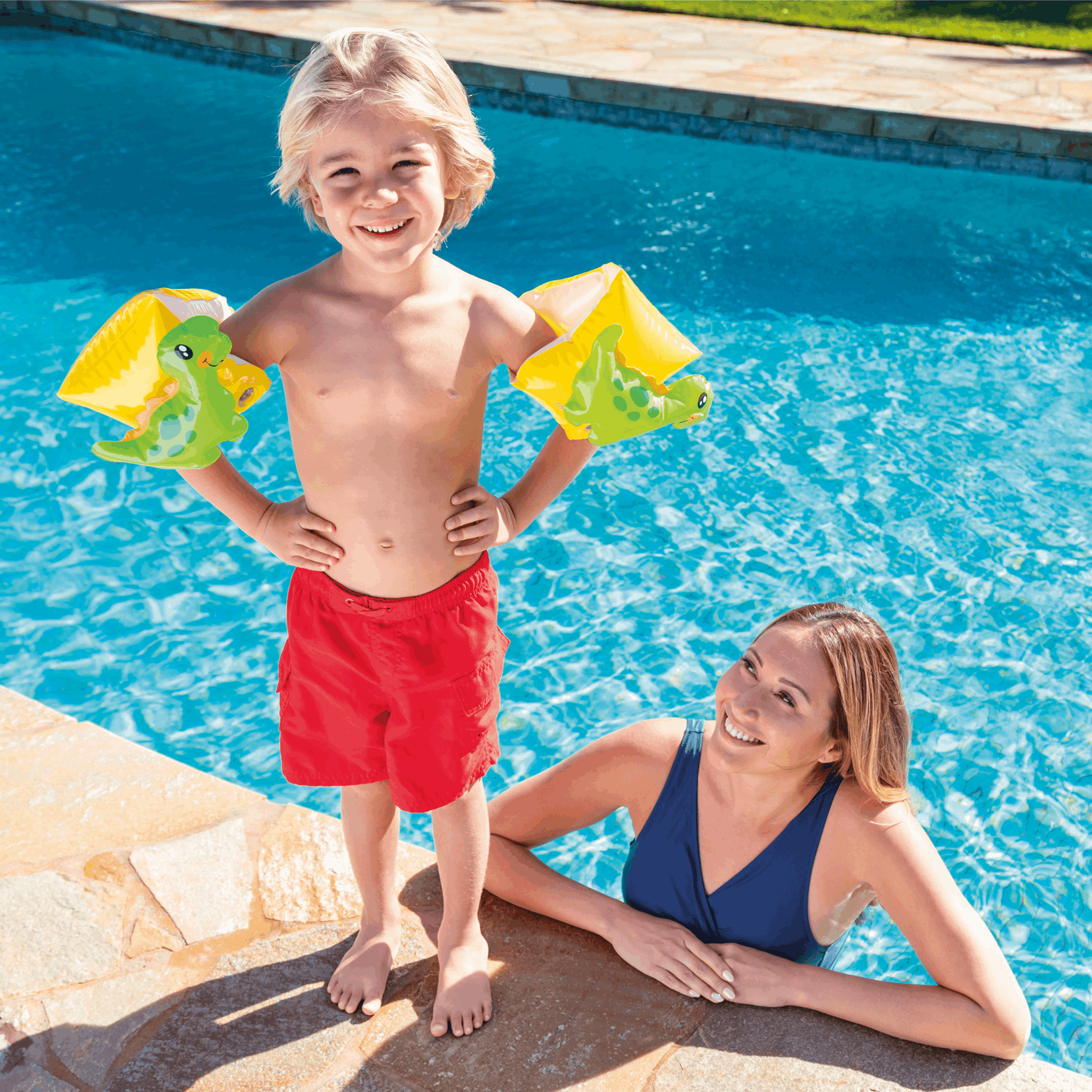 INTEX Dinosaur Inflatable Arm Bands (Ages 3-6)