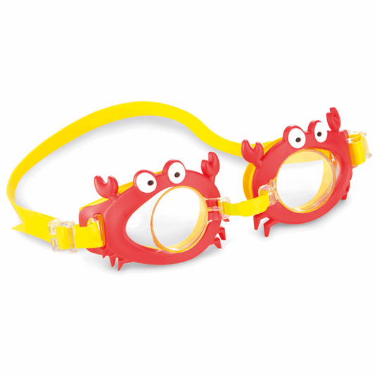 INTEX Crab Design Kids Fun Swimming Goggles (Ages 3-8)