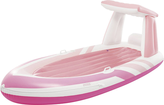 INTEX Pink Paradise Boat Float – Inflatable Pool Lounger