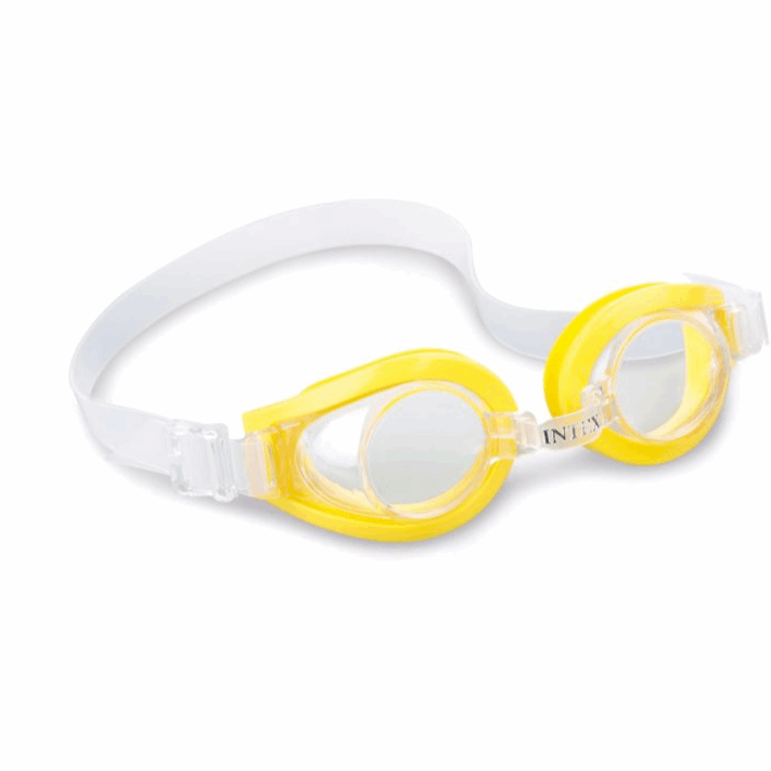 INTEX Aqua Flow Junior Swimming Goggles Ages 8+ - Assorted Colours