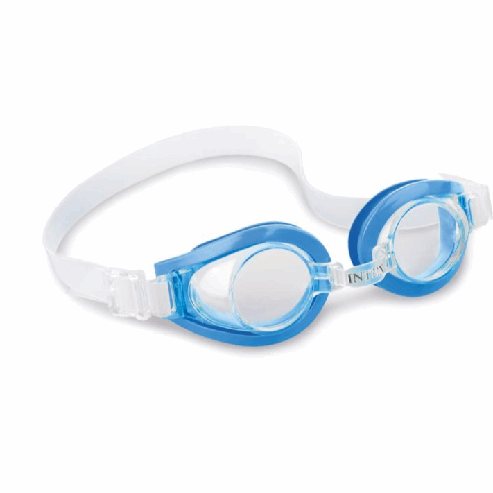 INTEX Aqua Flow Junior Swimming Goggles Ages 8+ - Assorted Colours