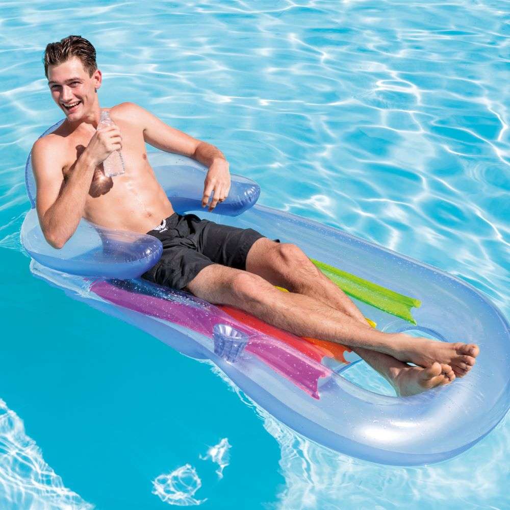 INTEX King Kool Inflatable Lounge Age 8+ (1.60m x 85cm) (1-Piece)