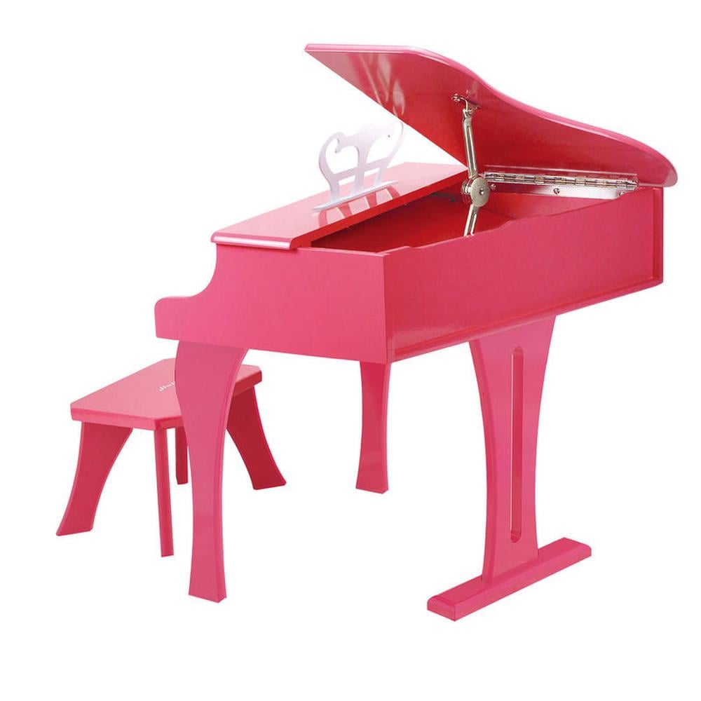 Musical toy Hape Happy Grand Piano pink edition, available to buy kids toys online in Qatar from London Toys